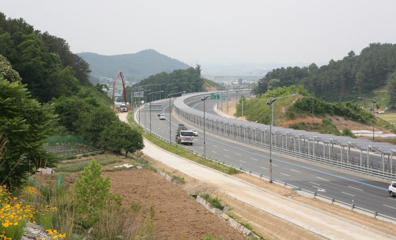 세종~대전간 BRT도로 모습