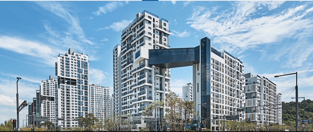 세종시에서 가장 높은 공시가격을 보인 아파트가 있는 수루배마을 1단지 아파트 전경(사진은 수루배마을 1단지를 특화 설계한 해안건설 프로젝트 사진 캡쳐)