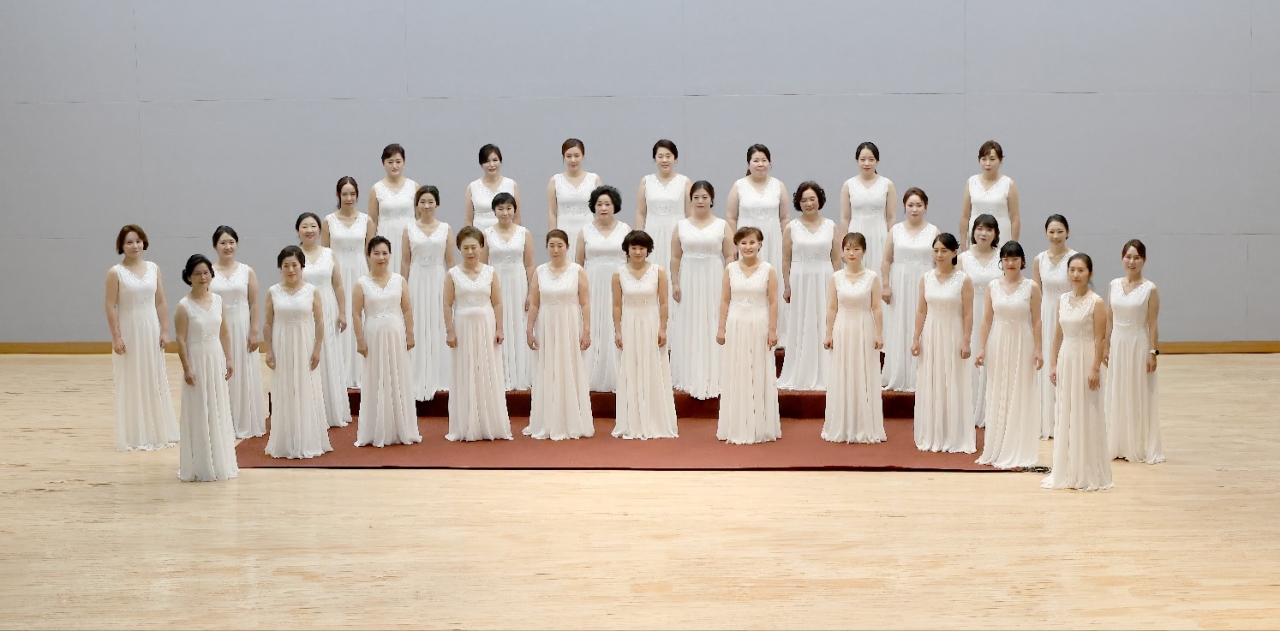 세종벨라보체 여성합창단의 공연모습